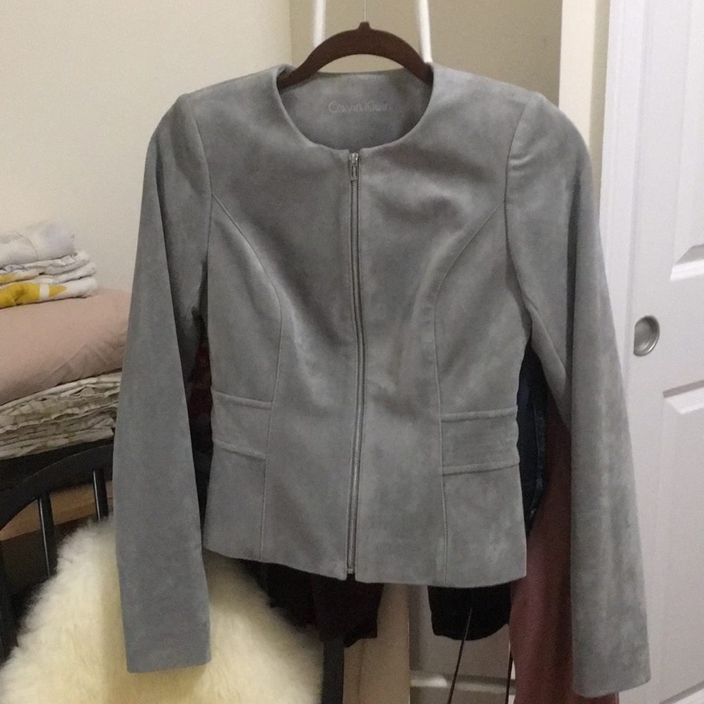 CALVIN KLEIN ELEGANT GREY JACKET 🎁Bundle Discount
